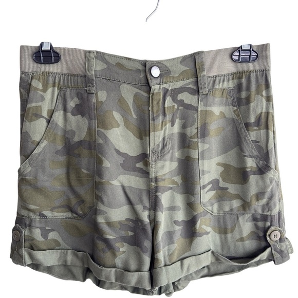 Knox Rose Shorts Camouflage Camo  Shorts Women’s Size Small Rayon Lightweight - Picture 4 of 11